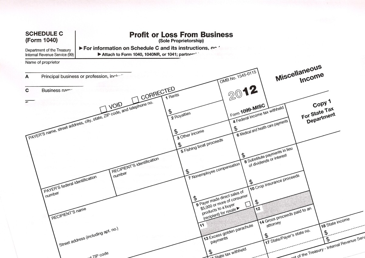 Schedule C and 1099-Misc