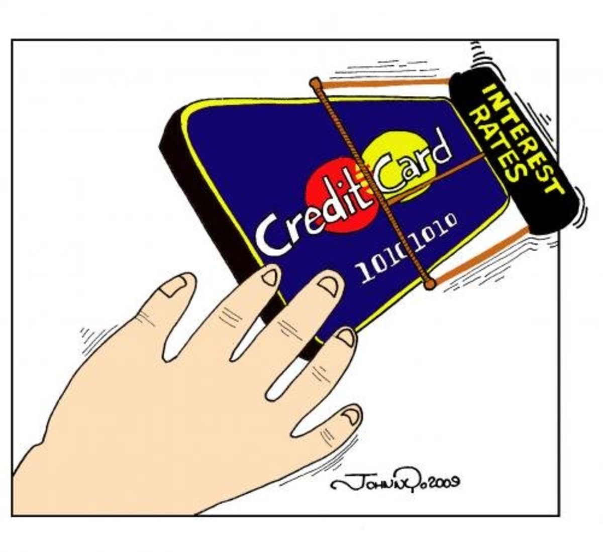 Credit cards can be dangerous traps.
