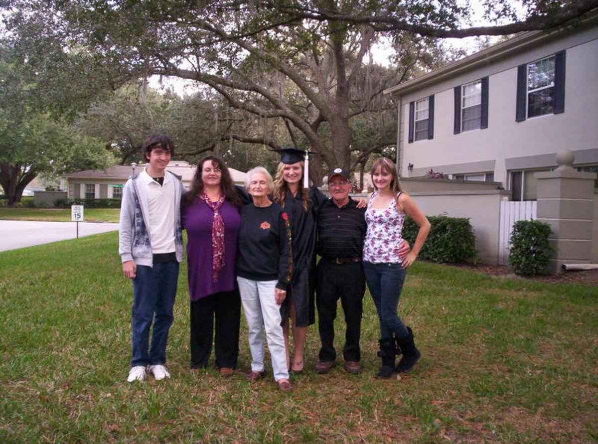 The graduate and her proud family 