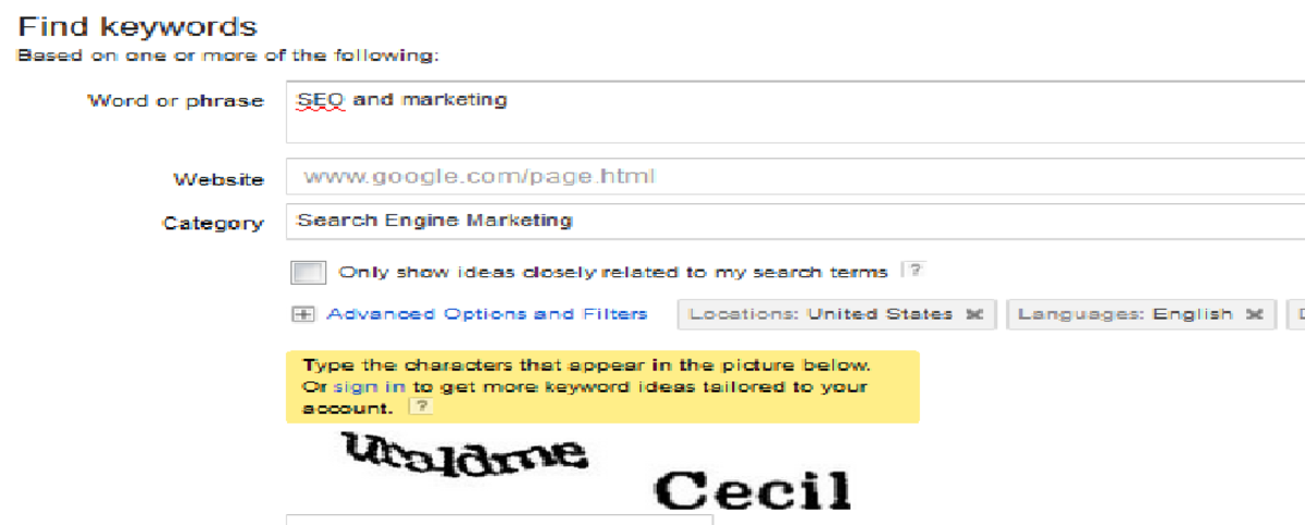 Google Keyword Tool is a great way to target long-tail keywords for good SEO!