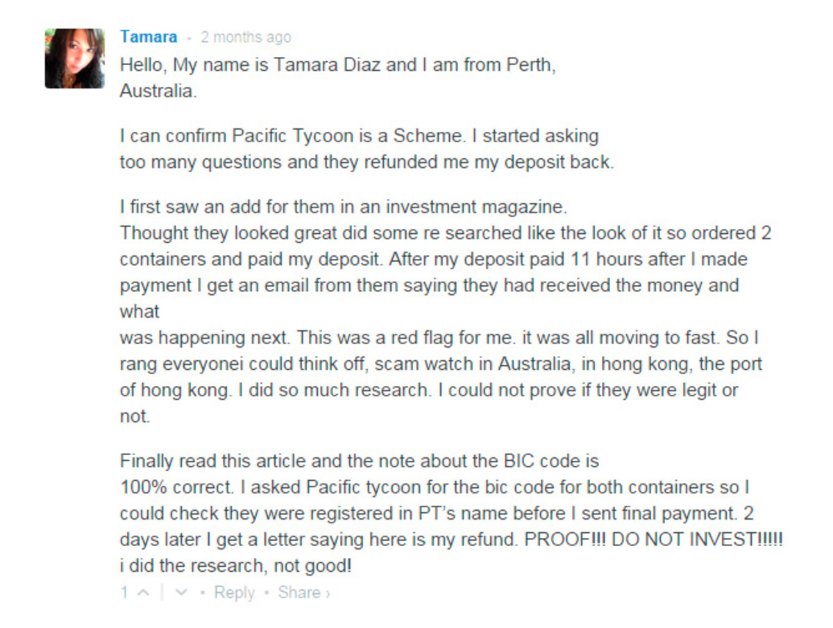 这是一个小坏新闻从汤姆Winnifrith塔玛拉的博客。她不被宰……但她甚至没有得到投资。
