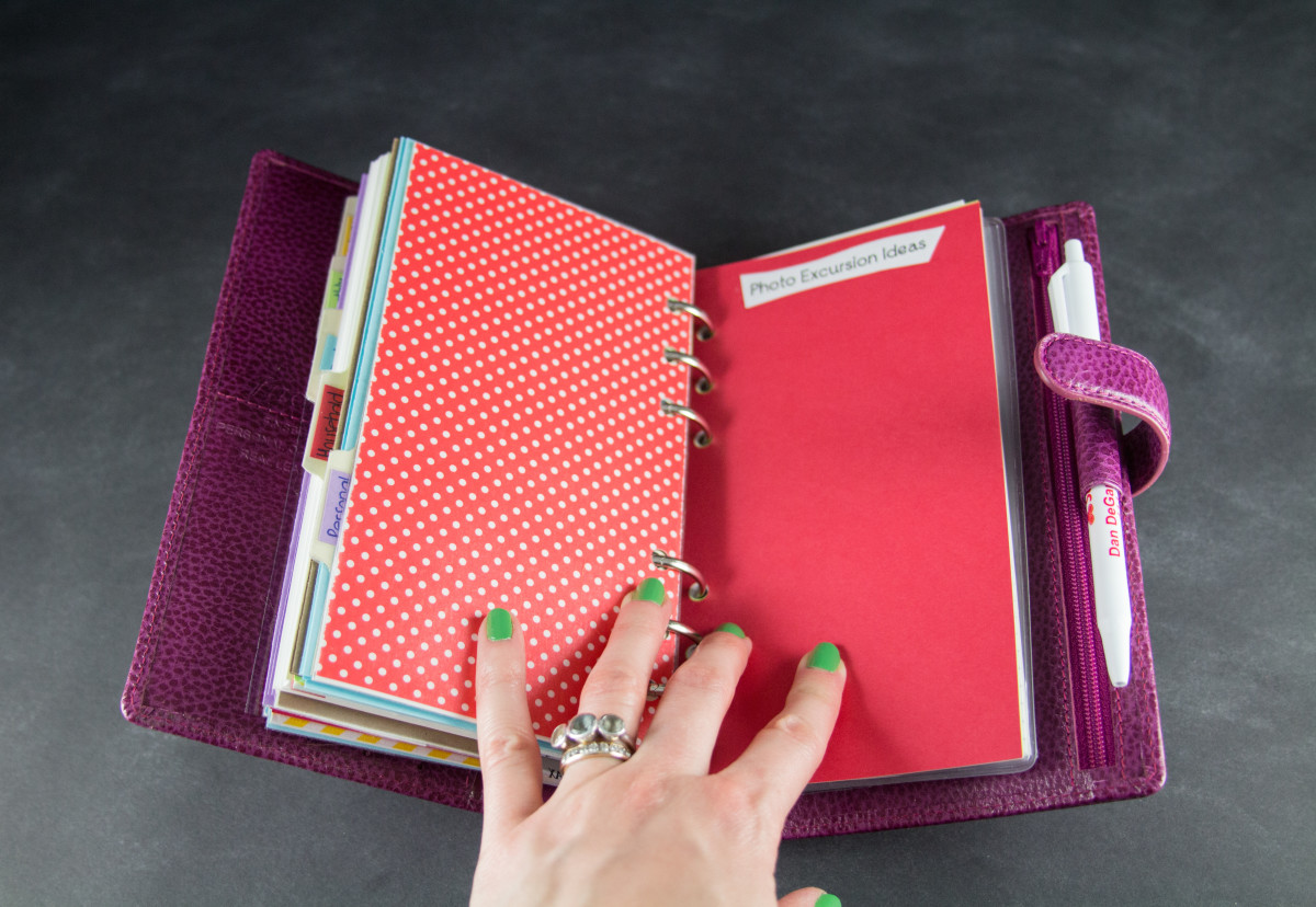 ▷ My Filofax Personal Saffiano setup - part1 