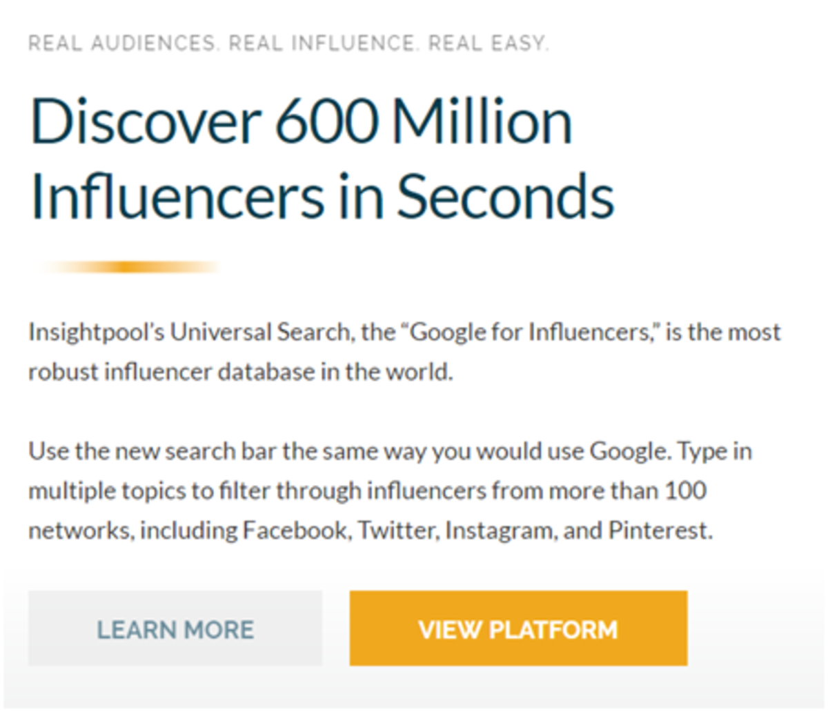 Discover Influencer