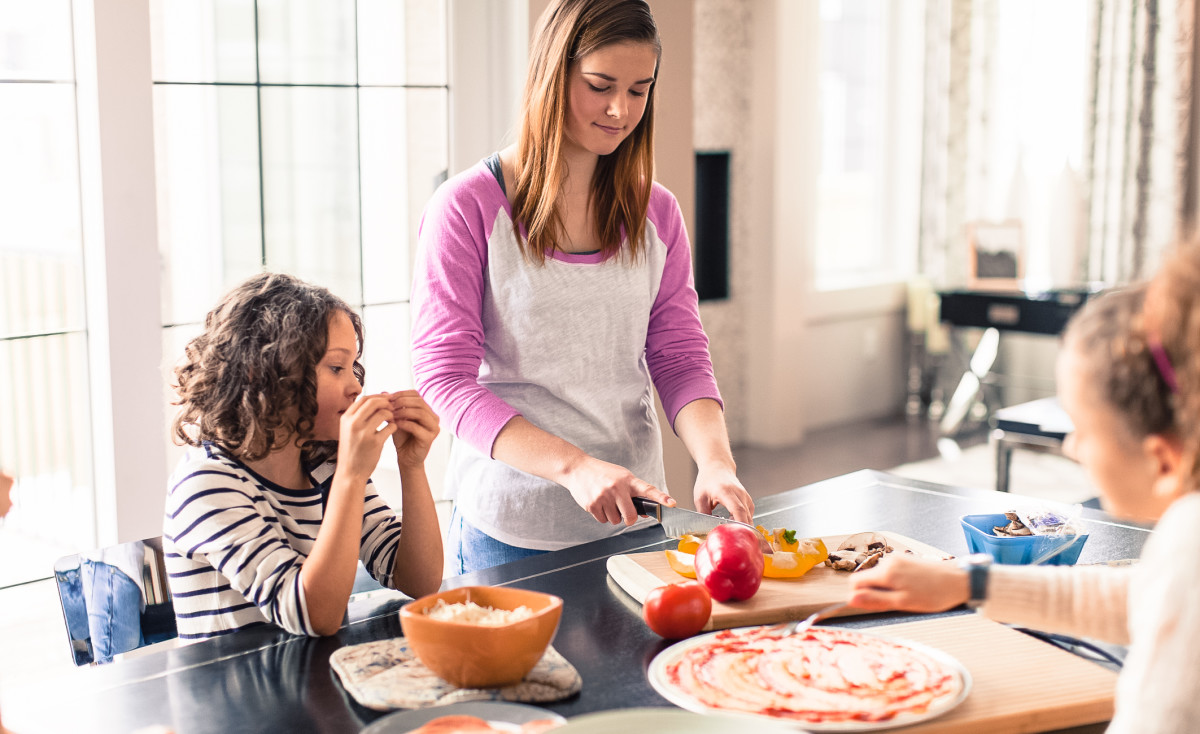 Cooking is one of the many responsibilities you may have as a live-in nanny. 