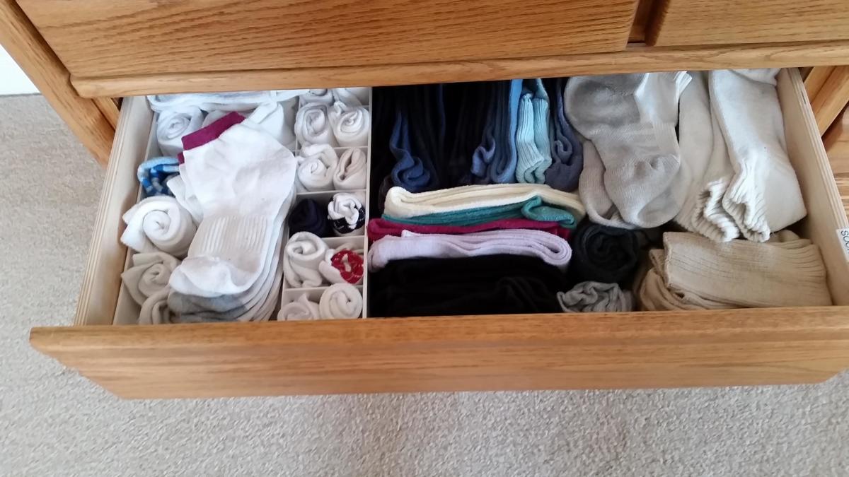 Check in the drawers and under beds to find any loose socks. Now, start sorting them by colors, then by type. Sometimes a match will emerge from the jumble of socks that you've been hoarding.