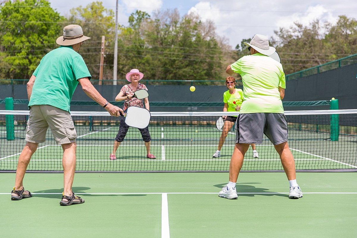 Pickle ball in The Villages, Florida.