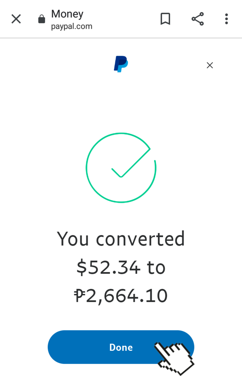 Convert Currency on PayPal