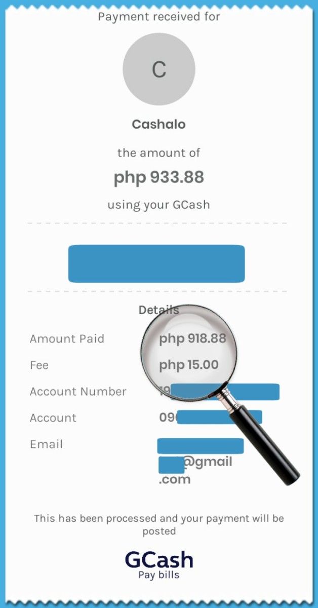 How to Pay Loans Online Using the GCash App: Cashalo - Confirmation Receipt