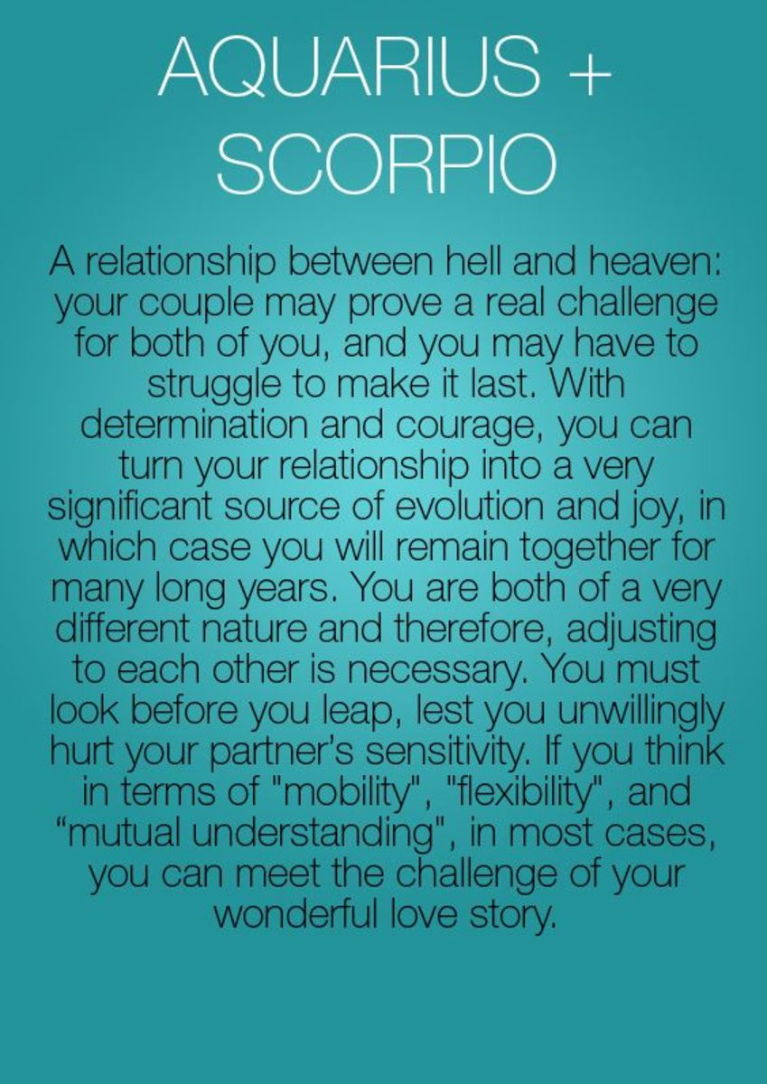 Who scorpios are compatible with