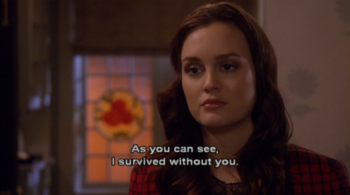 The queen of getting over heartbreaks (in my opinion)—Blair Waldorf from Gossip Girl.