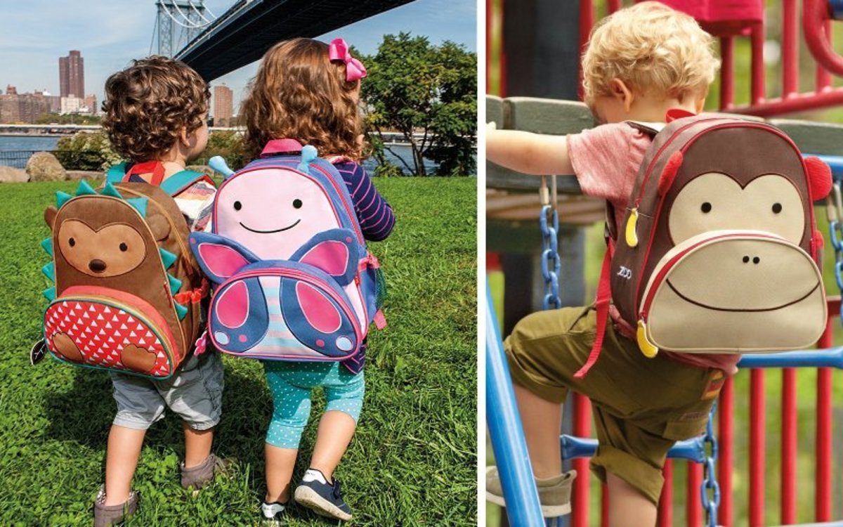 Adorable gift idea for a preschooler - Zoo backpacks