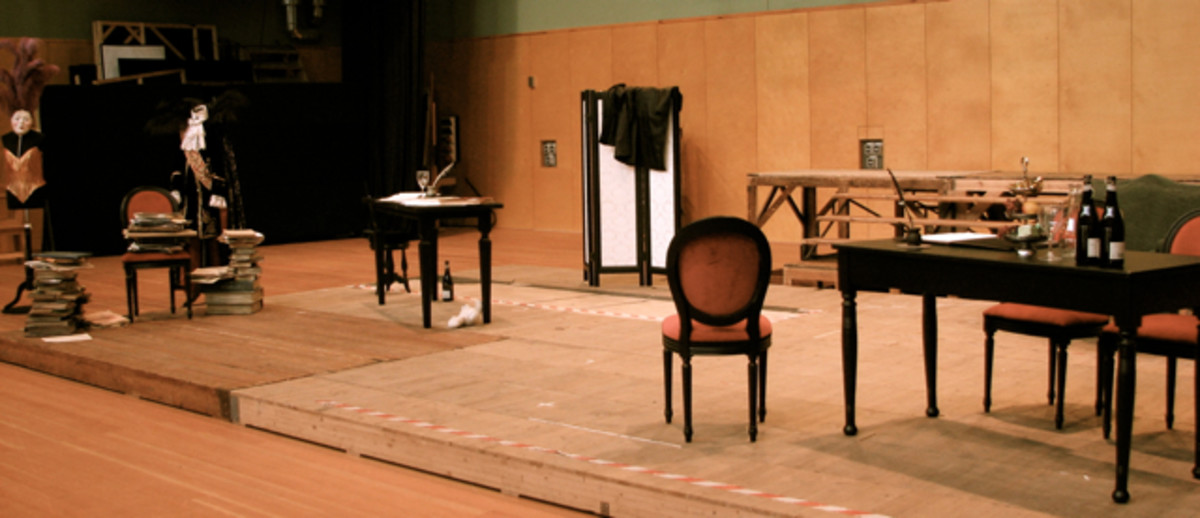 Stage testing for Mozart Laughed, Leipzig Opera, 2012.