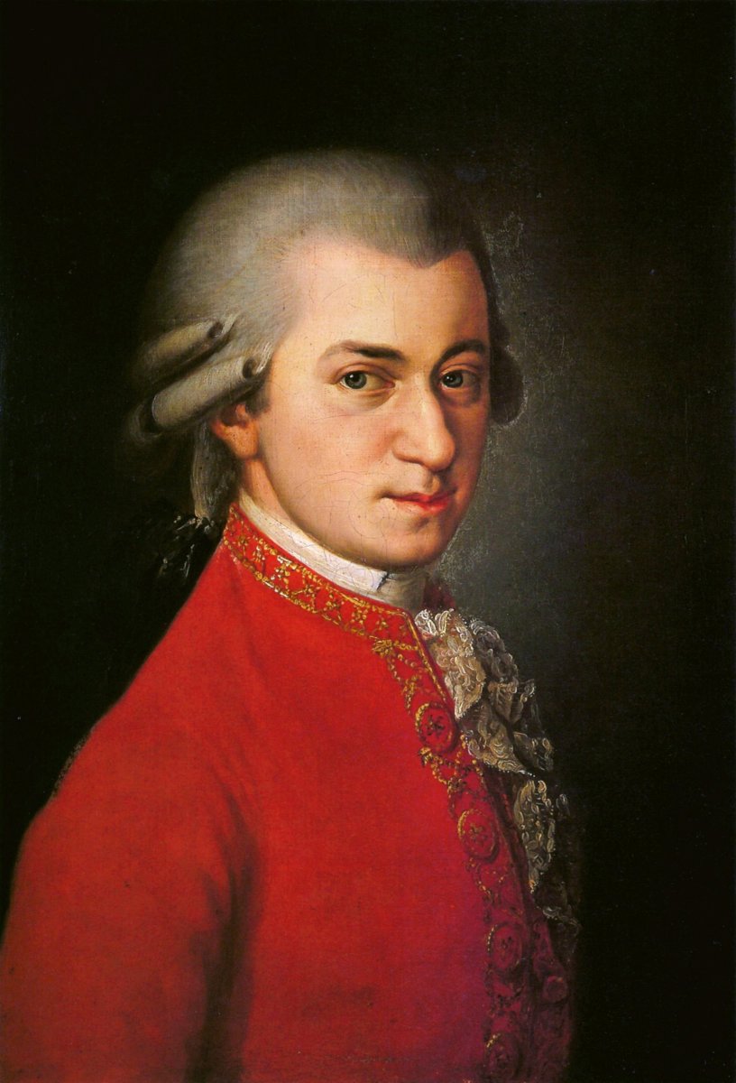 Painting of Mozart