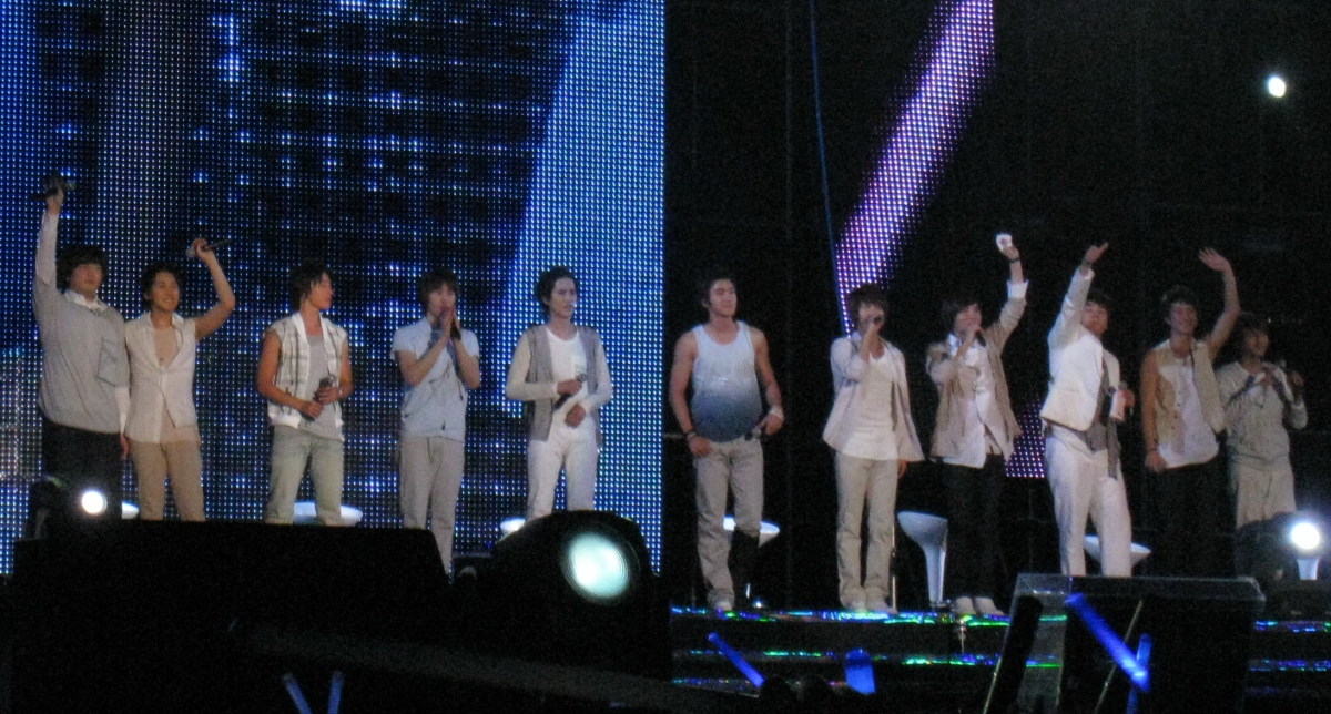 Some of the members of Super Junior.