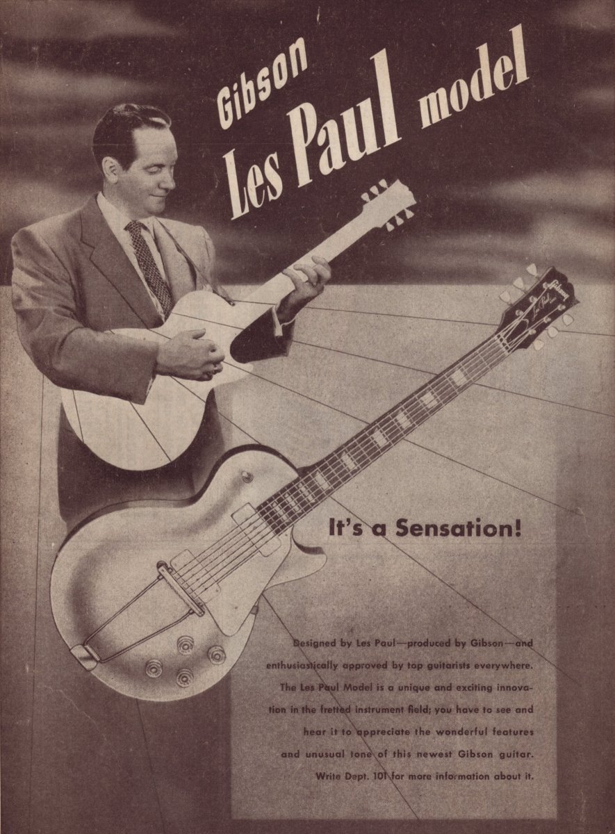 Gibson Les Paul advertisement, 1952