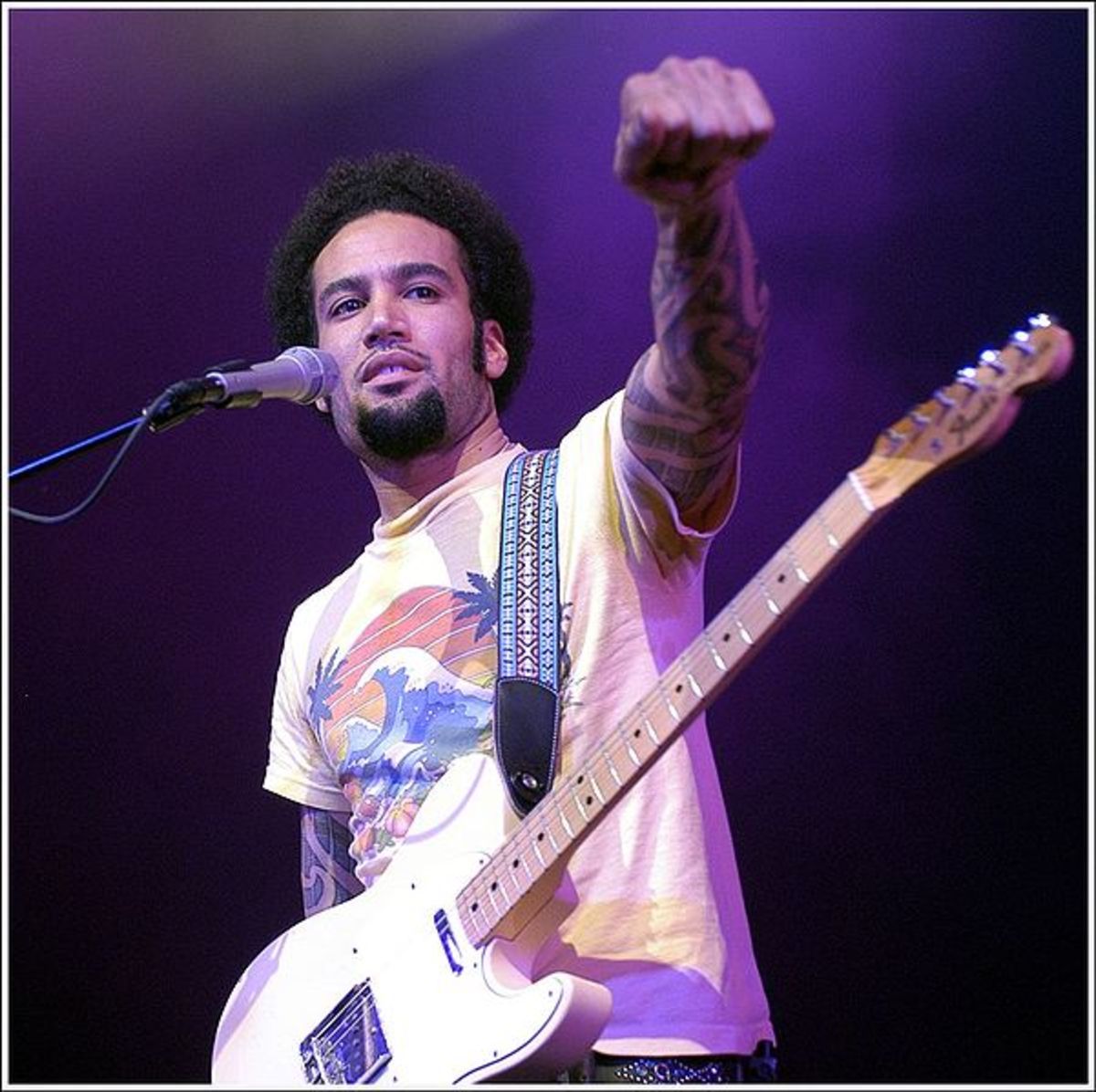 Singer-songwriter Ben Harper has written and performed a number of socially conscious songs over the years. 