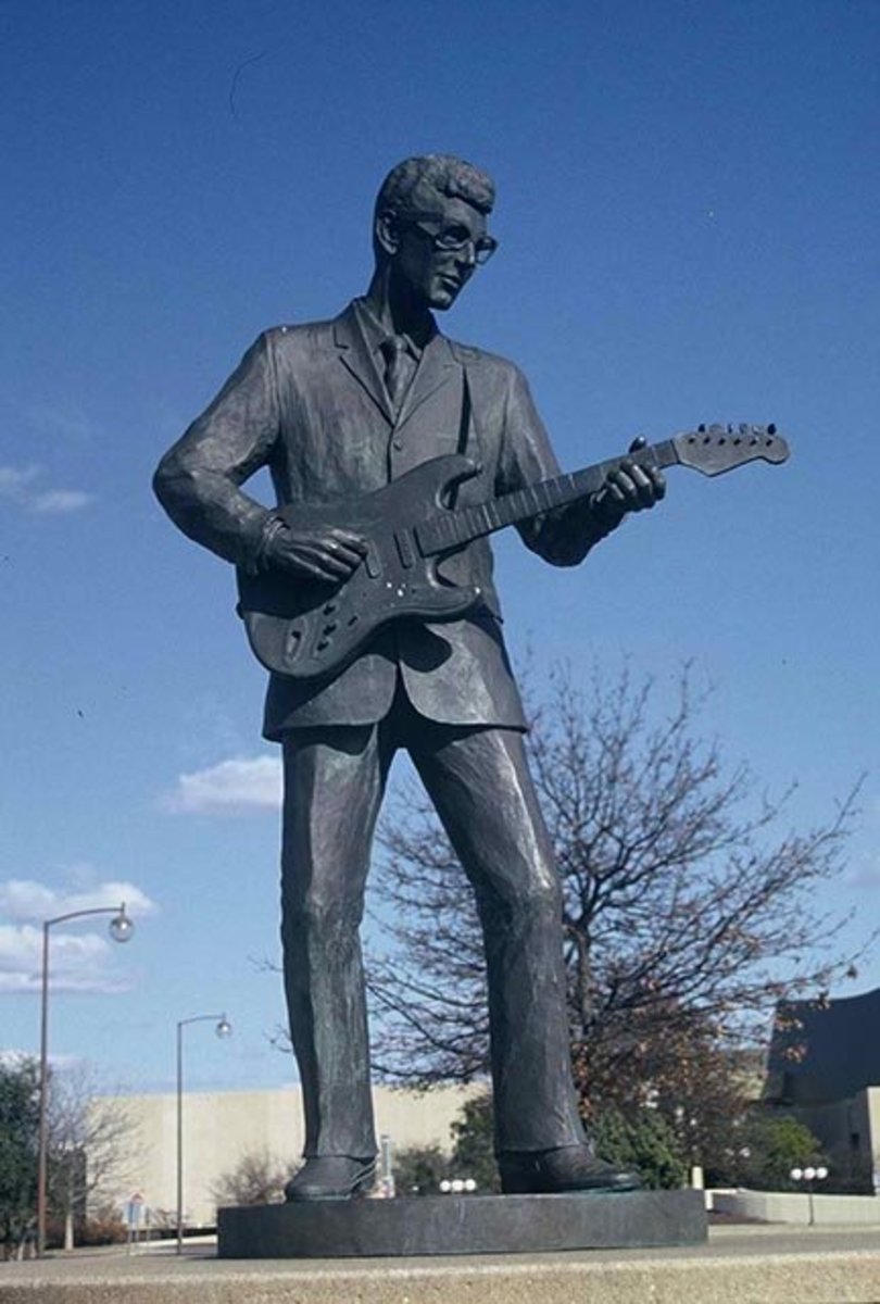 Buddy Holly statue in Lubbock