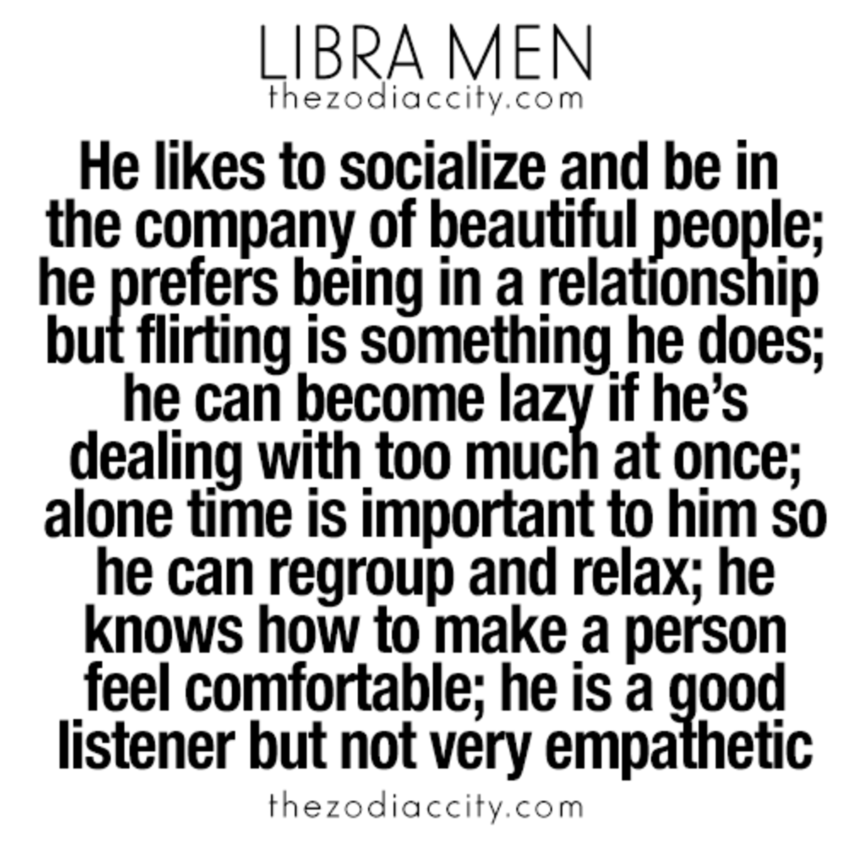 What are male Libras like?