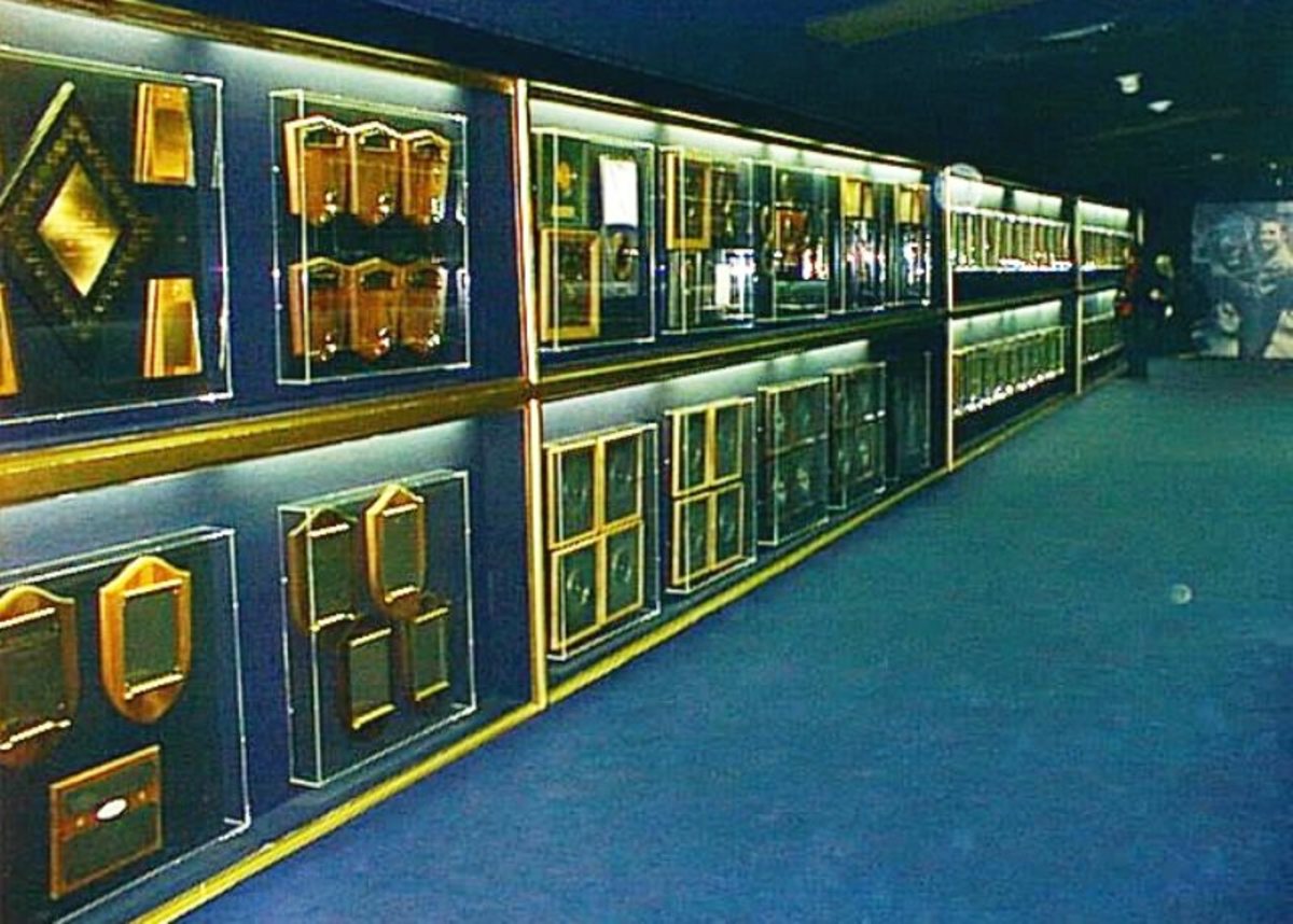 The Hall of Gold Albums at Graceland