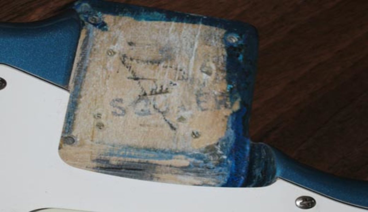 Squier stamp in the neck pocket - yet to confirm if this is typical of "Squier Series" bodies.