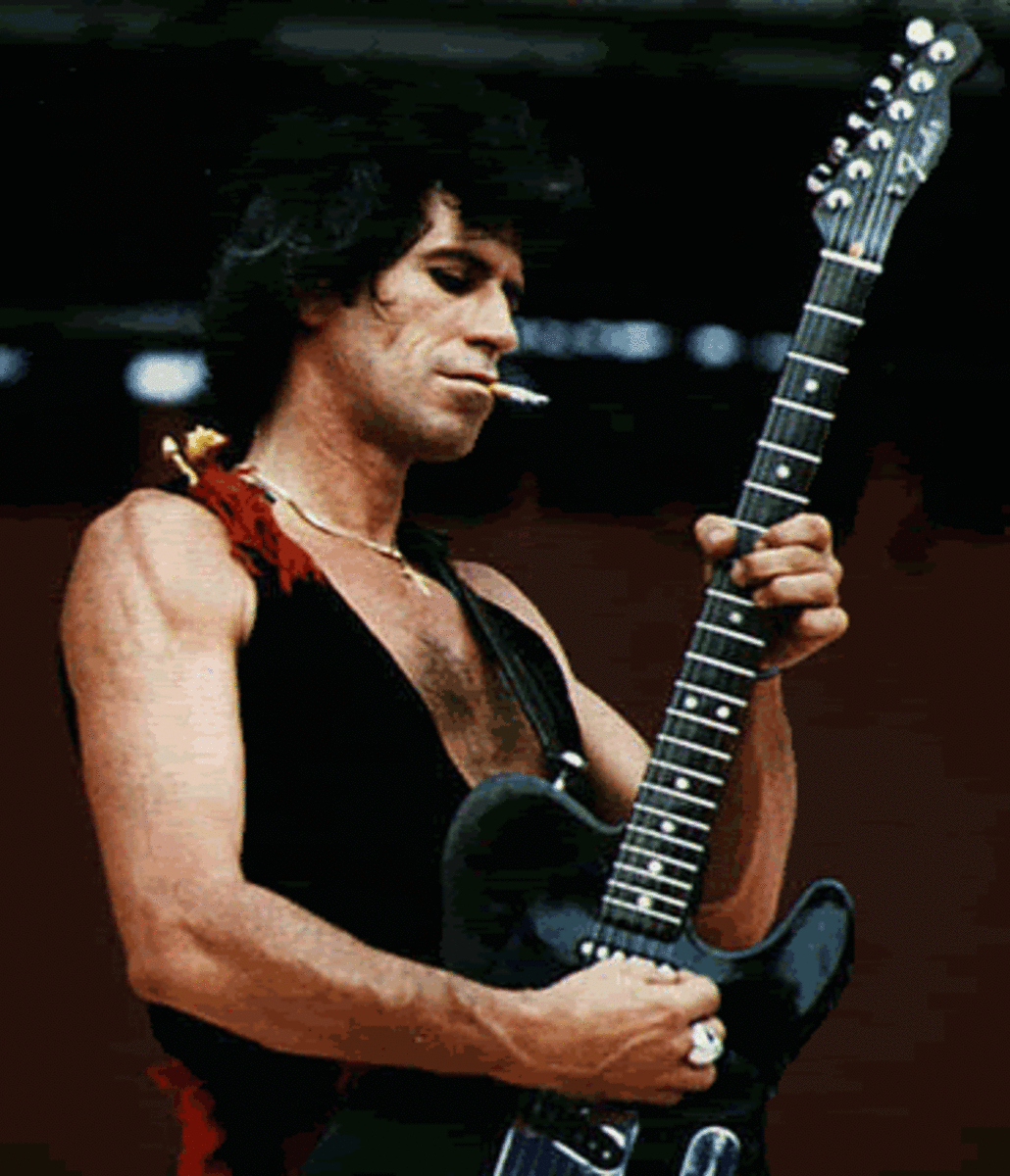 Keith Richards Has Nearly Always Played Telecaster Guitars!