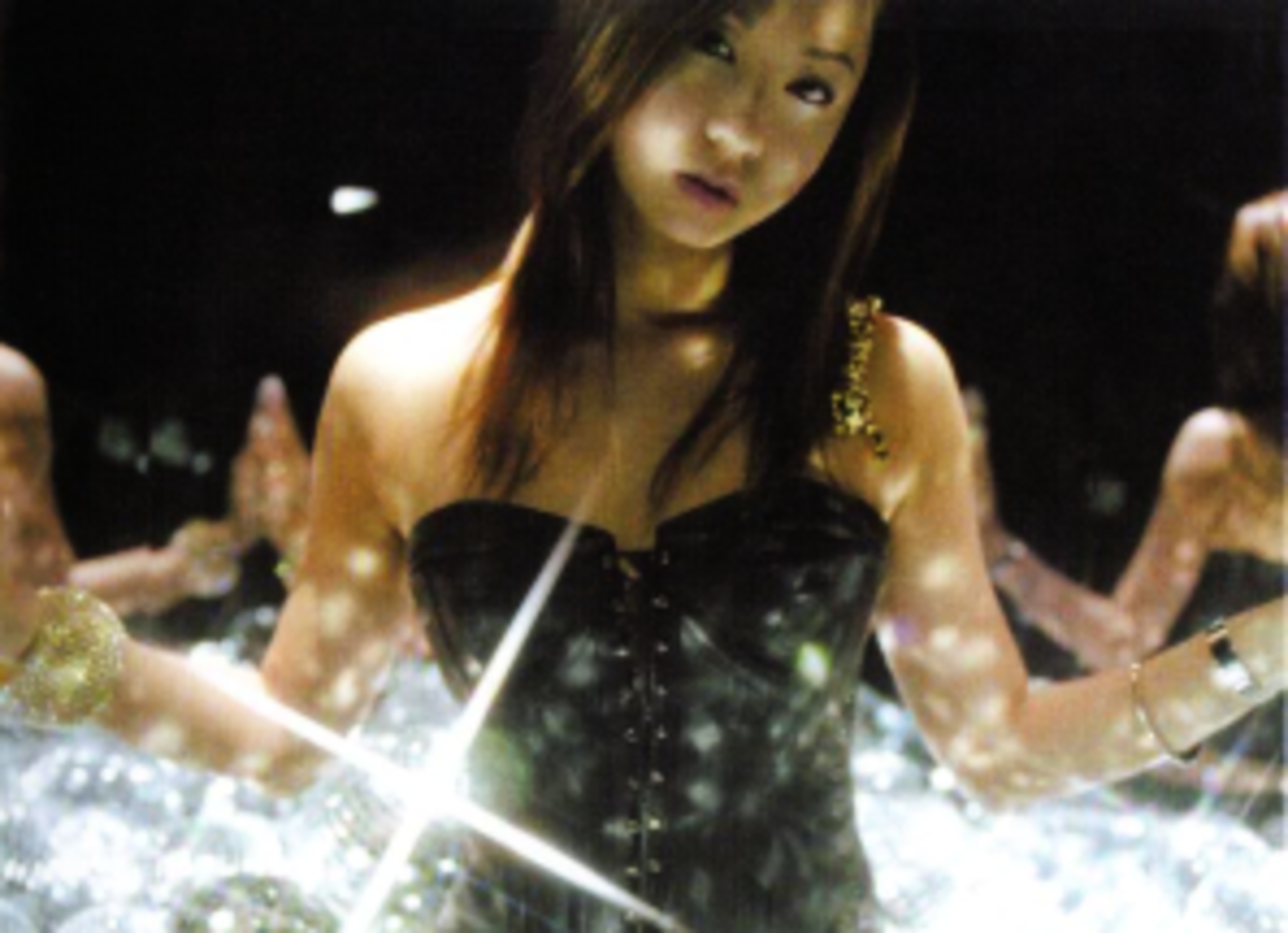 Kumi Koda promoting her first album, "affection".