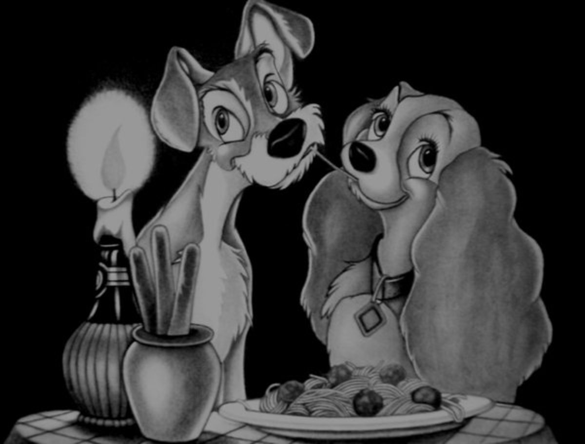 What lovebirds haven't pulled a Lady and the Tramp?