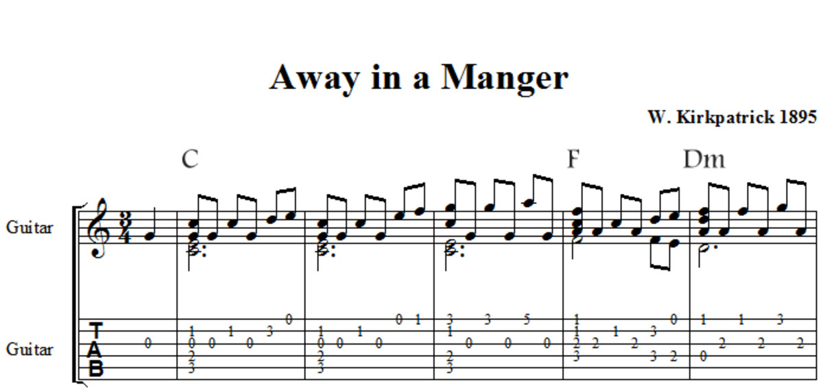 away-in-a-manger-acoustic-guitar-arrangement