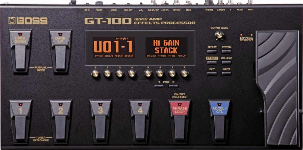 BOSS GT-100 Guitar Multi-Effects Pedal