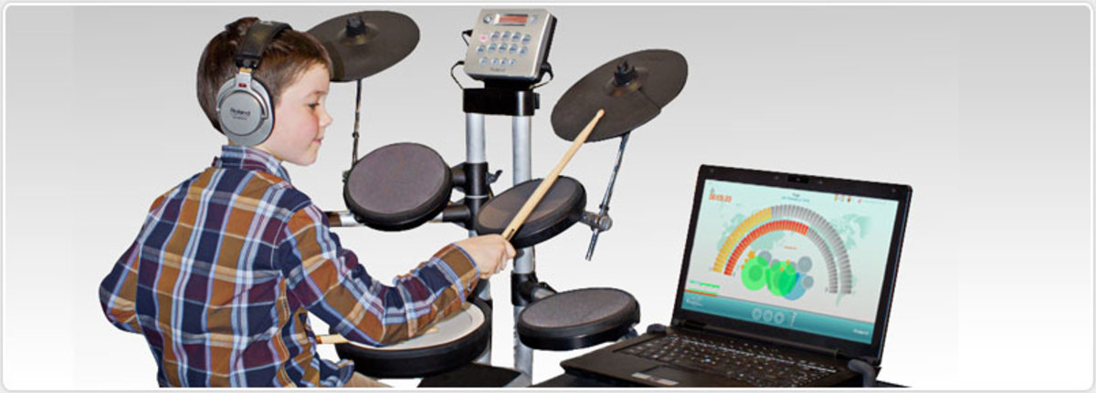 electronic drum toy