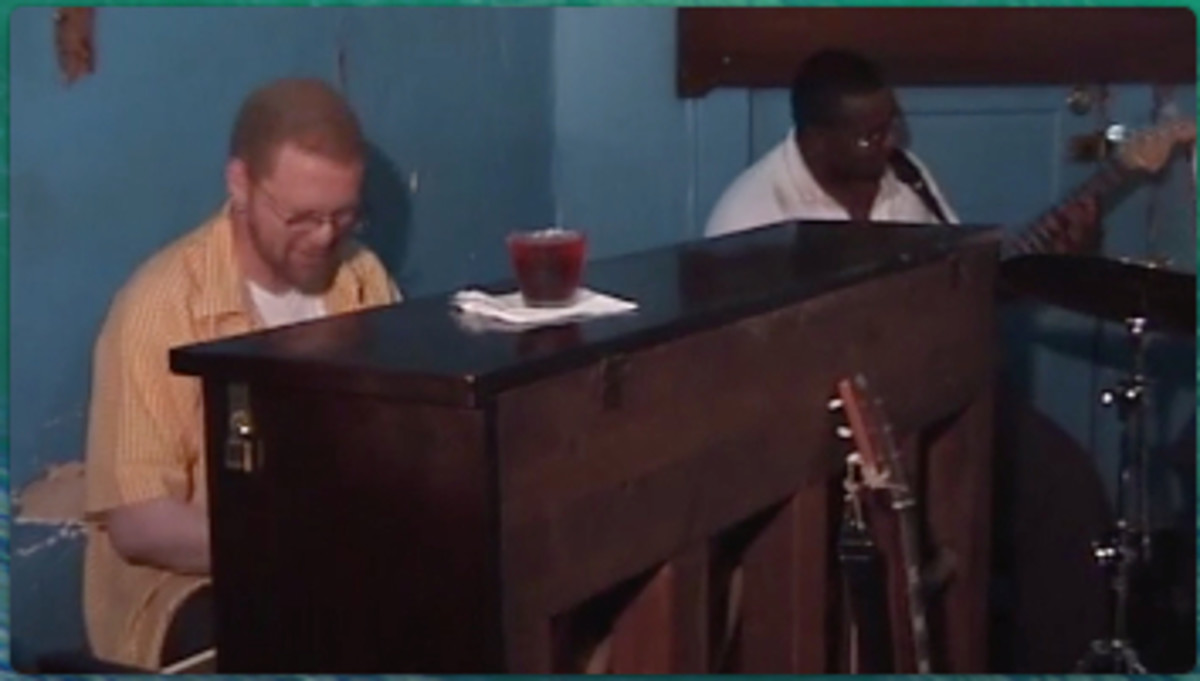 The legendary John "Piano Red" Williams is portrayed in the docudrama "Take Me Back To Beale" (Book II)