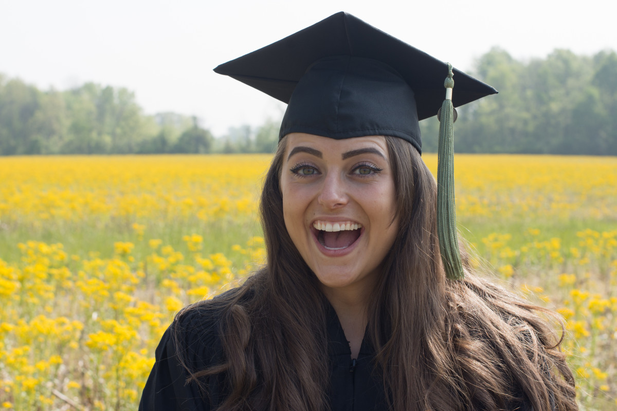 Congratulations, graduate!  Go conquer the world!