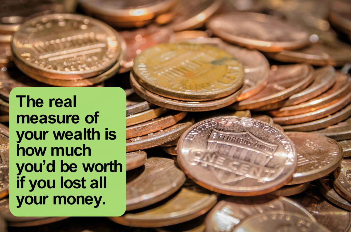 "The real measure of your wealth is how much you’d be worth if you lost all your money." - Anonymous