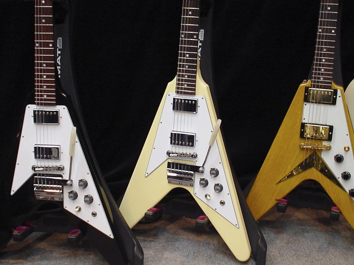 The Flying V is popular in rock and heavy metal for it's looks and tone.
