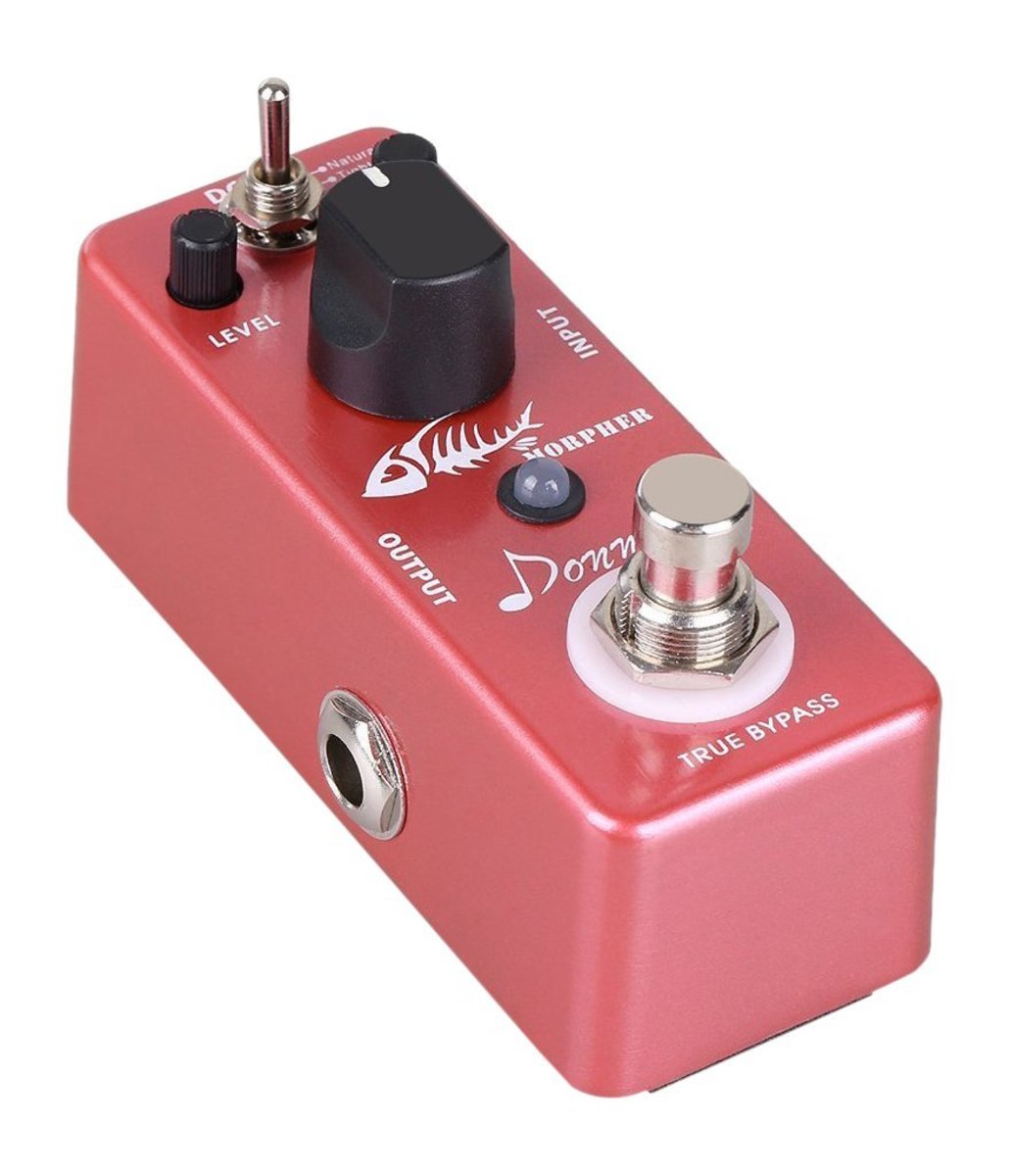The Donner Morpher Distortion Pedal is compact and sturdy.