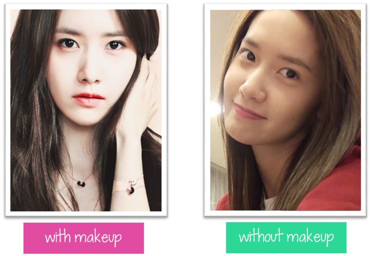 Kpop idols who look bad without makeup. 