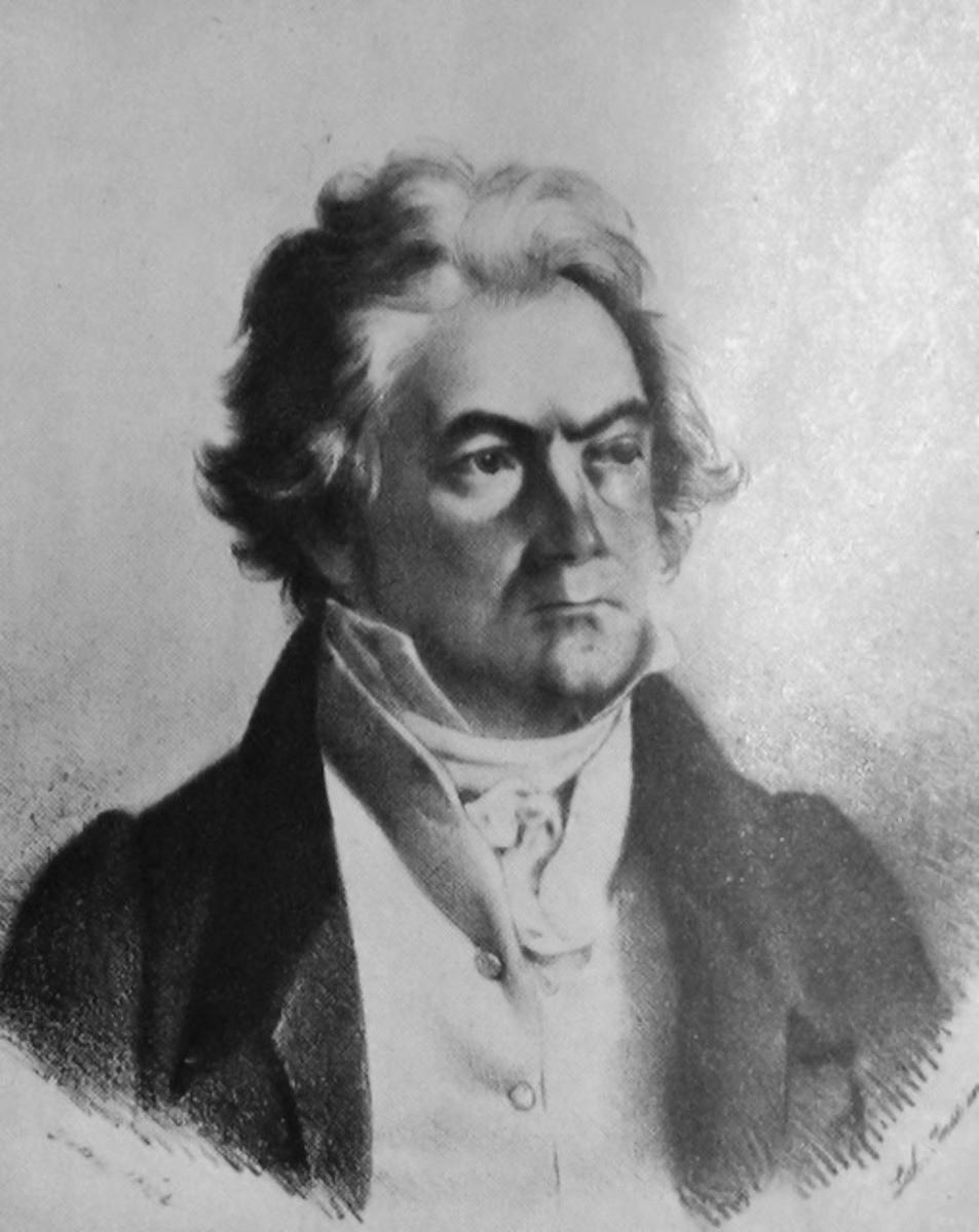 Portrait of Beethoven, 1824
