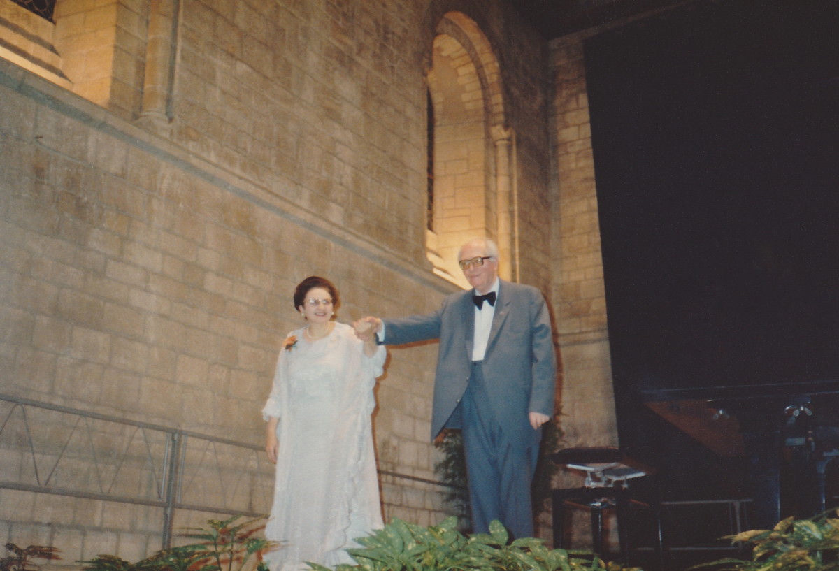 Olivier Messiaen With Yvonne Loriod