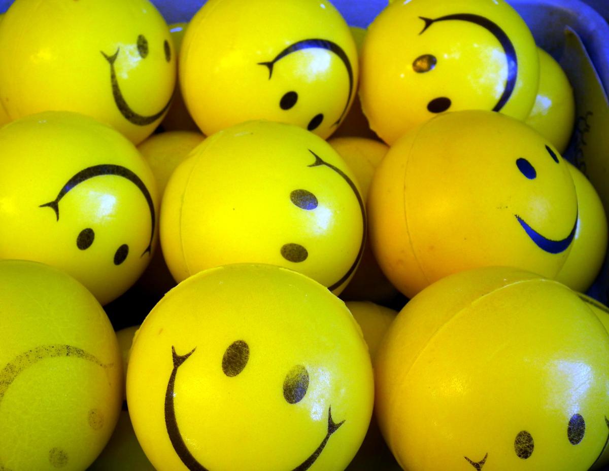 During the 1970s, millions of smiley face badges, coffee mugs, t-shirts, and other items were sold.  Often the phrase, "Have a nice day" was used in conjunction with the item.