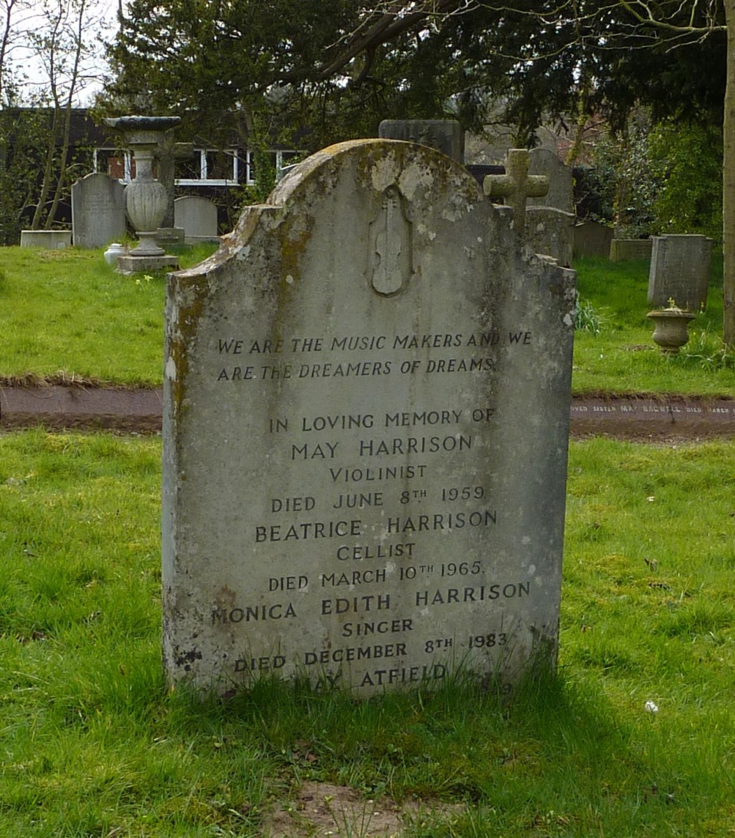 Beatrice Harrison's grave