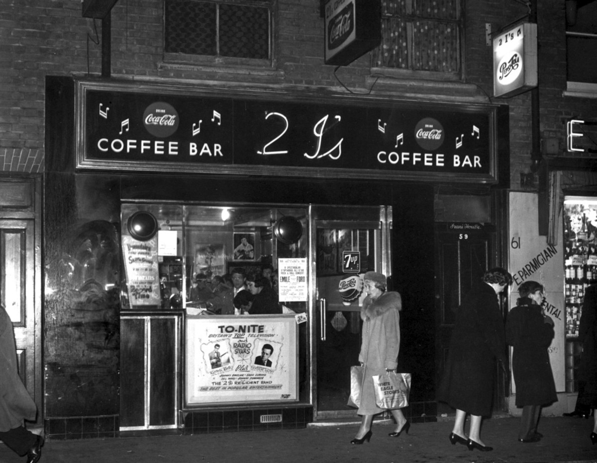 The 2i's Coffee Bar, Old Compton Street, Soho