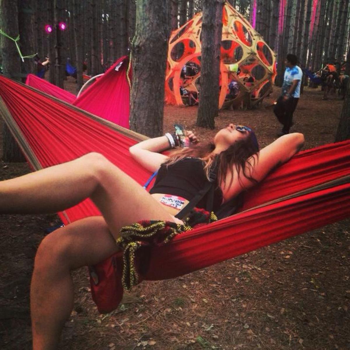 Sit back and take a breath! Sherwood Forest, Electric Forest 2014.