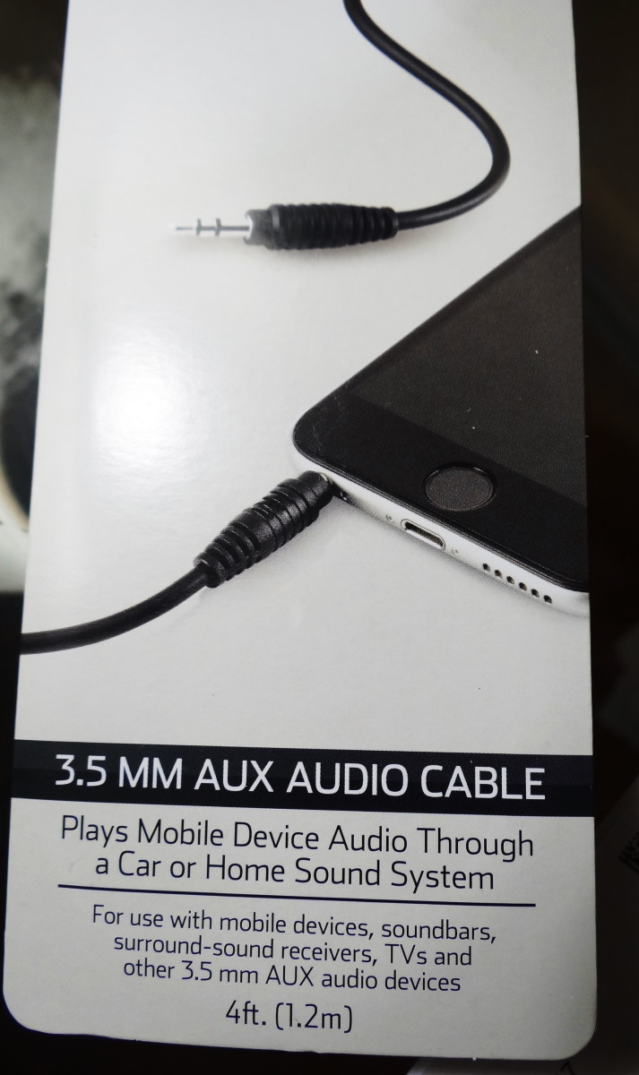 3.5 MM Aux Audio Cable will connect your Echo Dot to an exterior speaker.