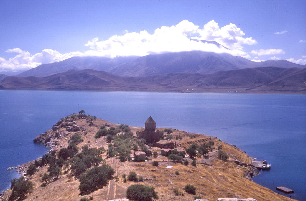 Akhtamar Island on Lake Van Featuring the Cathedral of the Holy Cross