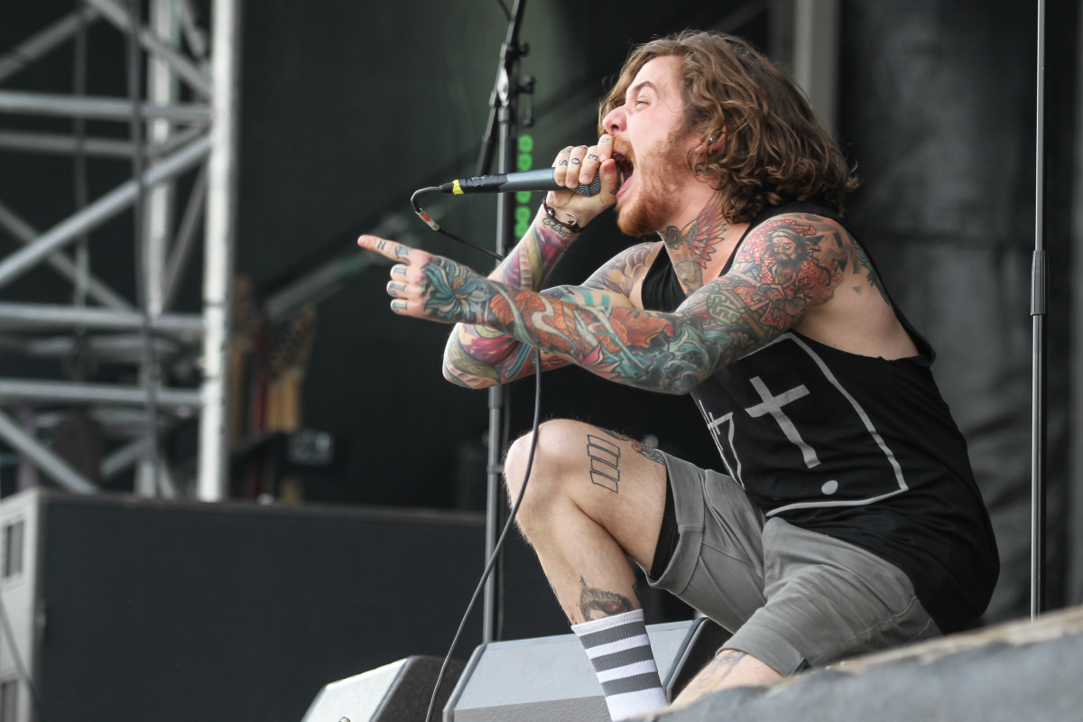Metalcore singers are known to scream wildly in their songs.