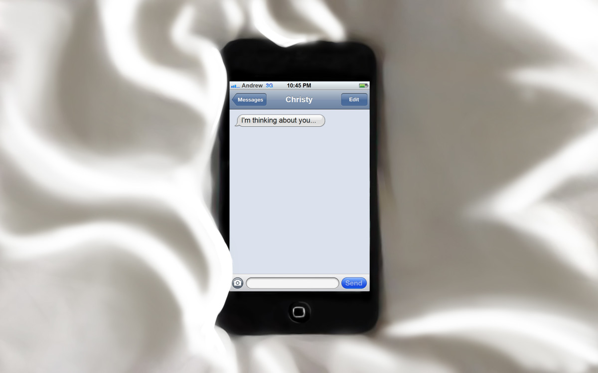 Sexually teasing text messages