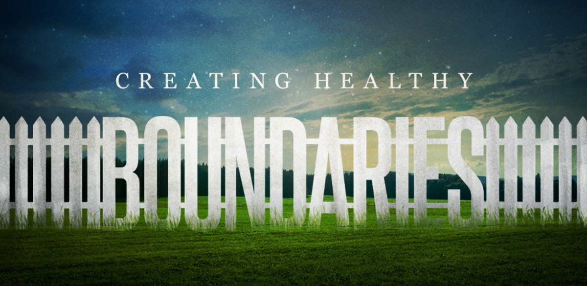 Create healthy boundaries in your life.
