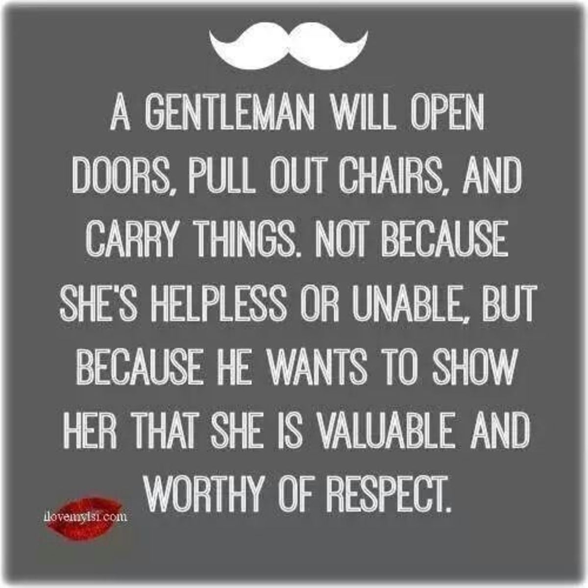 A gentlemen does sweet things.
