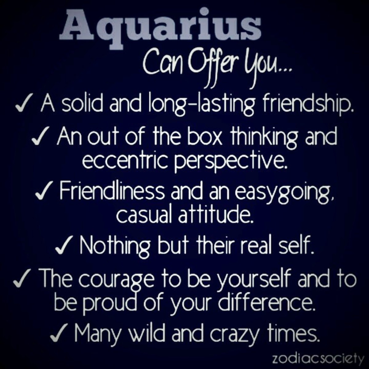 When do man to you ignores aquarius what When Aquarius