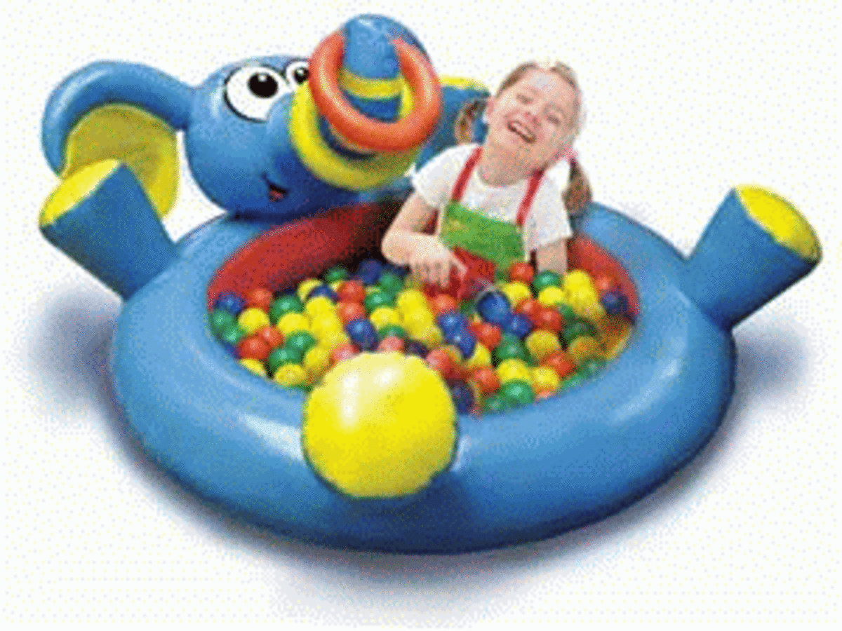 Ball pits are also a great sensory aid.